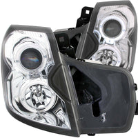 Thumbnail for ANZO 2003-2007 Cadillac Cts Projector Headlights w/ Halo Chrome