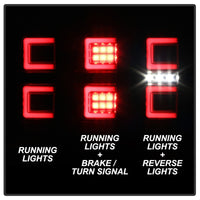 Thumbnail for Spyder 16-17 Toyota Tacoma LED Tail Lights - Black (ALT-YD-TT16-LED-BK)