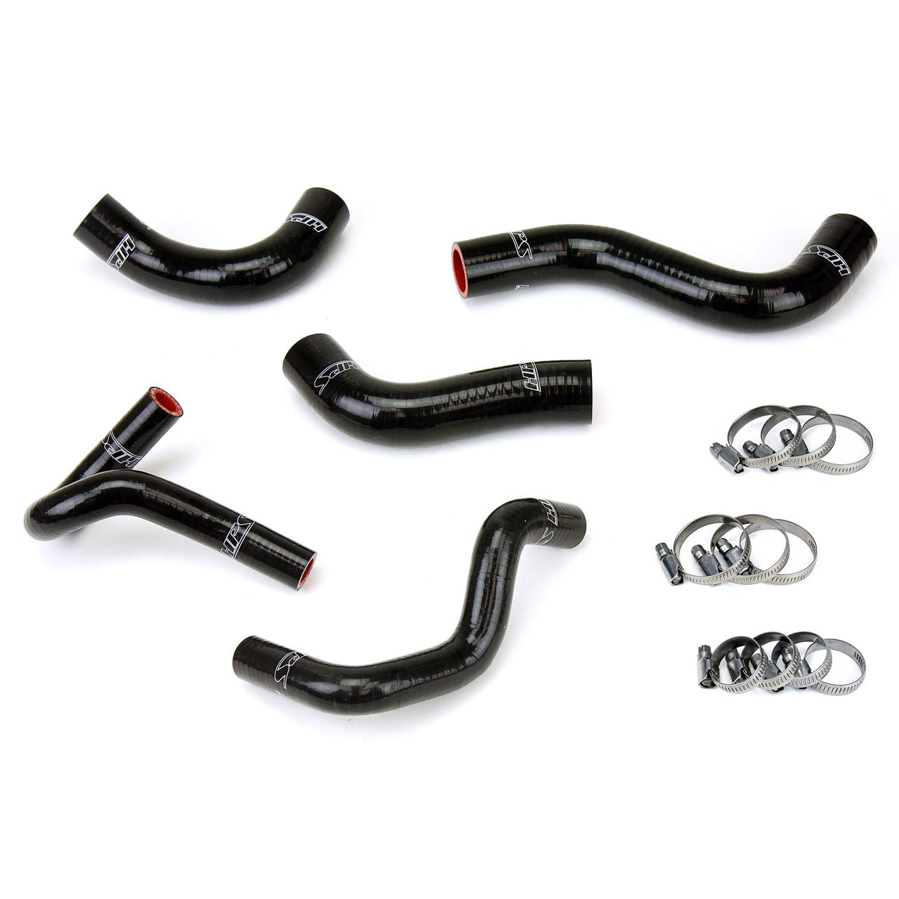 HPS Reinforced Black Silicone Radiator + Heater Hose Kit Coolant for Mazda 90-93 Miata 1.6L