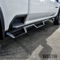 Thumbnail for Westin 2020 Chevy Silverado 2500/3500 Crew Cab (6.5ft Bed) HDX W2W Nerf Step Bars - Textured Black