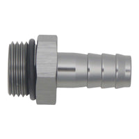 Thumbnail for DeatschWerks 10AN ORB Male to 1/2in Male Triple Barb Fitting (Incl O-Ring) - Anodized DW Titanium