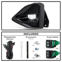 Thumbnail for Spyder Nissan Maxima 09-21 OEM Full LED Fog Lights w/Switch Clear FL-NM2019-LED-C