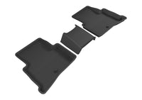 Thumbnail for 3D MAXpider 2017-2020 Kia Sportage Kagu 2nd Row Floormats - Black