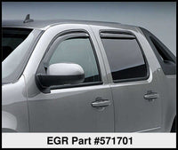 Thumbnail for EGR 07+ Chev Suburban/GMC Yukon XL In-Channel Window Visors - Set of 4 (571701)