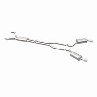 Thumbnail for MagnaFlow Cat-Back Stainless Dual Split Rear Exit 4in Polished Tips 11-15 Chevy Camaro 3.6L V6