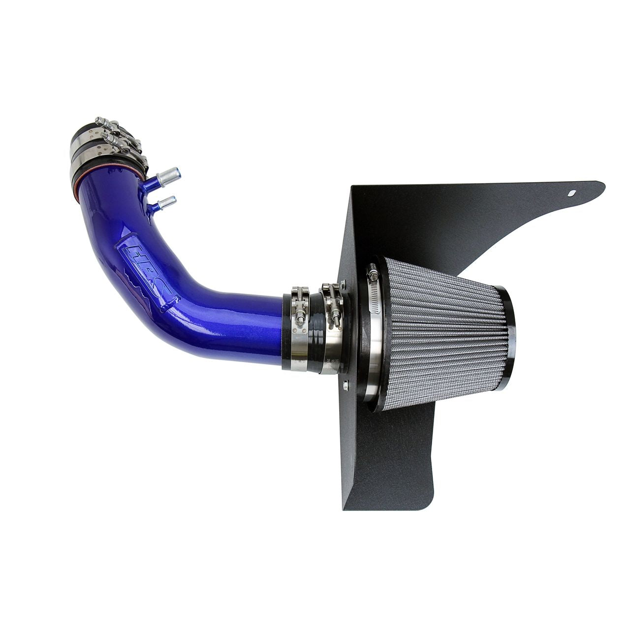 HPS Cold Air Intake Kit 15-17 Ford Mustang 3.7L V6, Includes Heat Shield, Blue