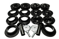 Thumbnail for Energy Suspension 18+ Jeep Wrangler JL Black Rock-Flex 2in Adjustable Coil Spacer Set