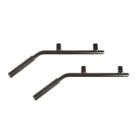 Thumbnail for Rugged Ridge Steel Grab Handles Rear Pair Black 07-18 Jeep Wrangler JK /JKU