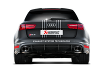 Thumbnail for Akrapovic 14-17 Audi RS6 Avant (C7) Evolution Line Cat Back (Titanium) w/ Carbon Tips