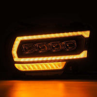 Thumbnail for AlphaRex 19-21 Ram 2500 NOVA LED Proj Headlights Plank Style Black w/Activ Light/Seq Signal/DRL