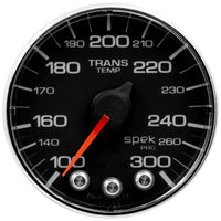 Thumbnail for Autometer Spek-Pro Gauge Trans Temp 2 1/16in 300f Stepper Motor W/Peak & Warn Blk/Chrm