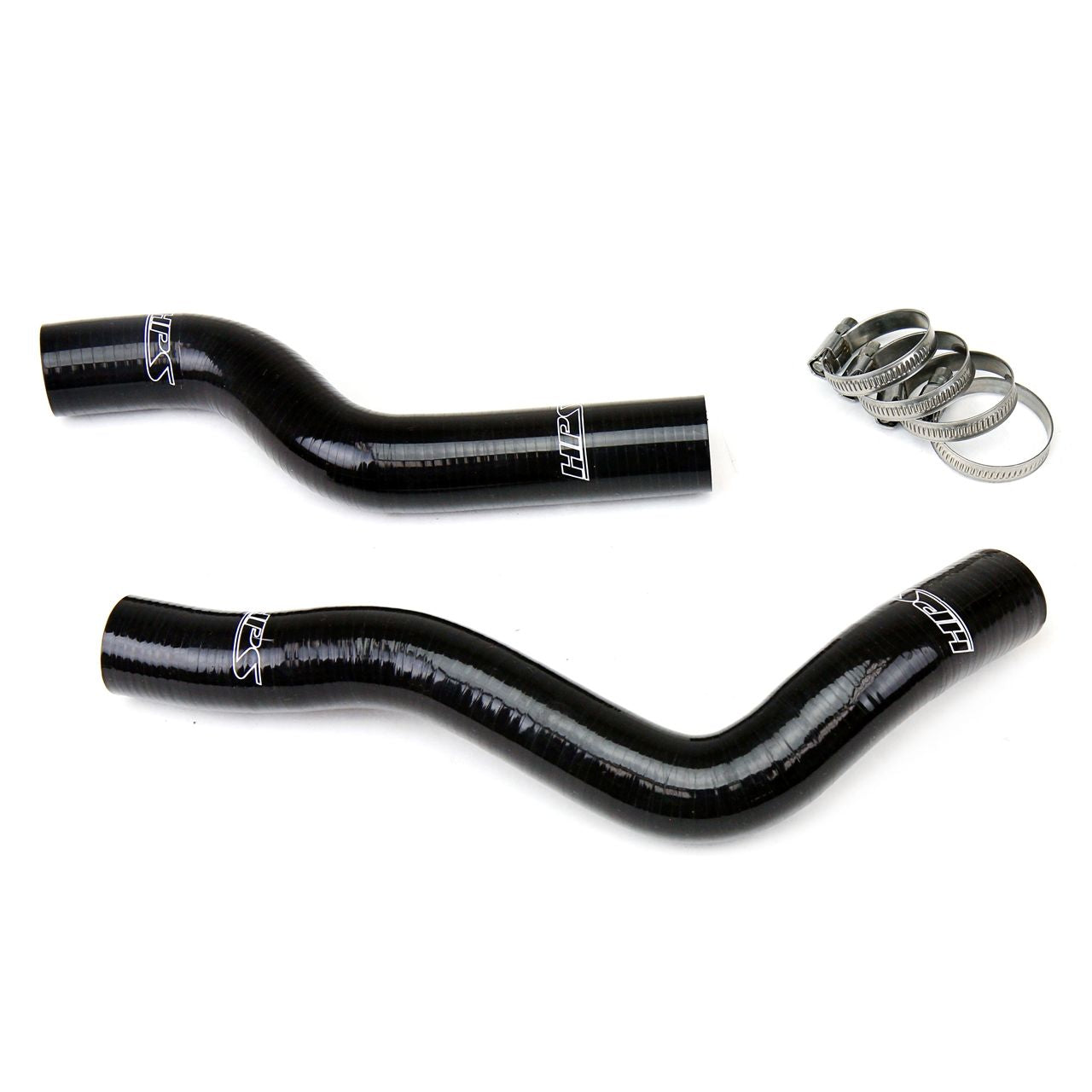 HPS Black Reinforced Silicone Radiator Hose Kit Coolant for Honda 09-13 Fit