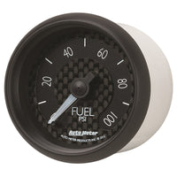 Thumbnail for Autometer GT Series 52mm Full Sweep Electronic 0-100 PSI Fuel Pressure Gauge