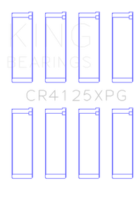 Thumbnail for King Subaru EJ20/EJ22/EJ25 (Suites 52mm Journal Size).0.5 Oversized Tri-Metal Perf Rod Bearing Set
