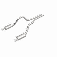Thumbnail for MagnaFlow 13 Ford Mustang Dual Split Rear Exit Stainless Cat Back Performance Exhaust (Street)