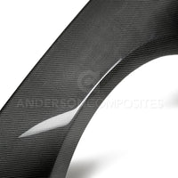 Thumbnail for Anderson Composites 2018 Ford Mustang GT350 Style Carbon Fiber Fenders (Pair)