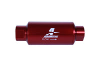 Thumbnail for Aeromotive In-Line Filter - (AN-10) 10 Micron Microglass Element Red Anodize Finish
