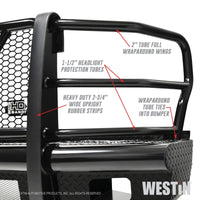 Thumbnail for Westin/HDX Bandit 17-19 Ford F-250 / F-350 Front Bumper - Textured Black