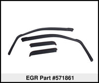 Thumbnail for EGR 15+ Chevy Tahoe/GMC Yukon In-Channel Window Visors - Set of 4 (571861)
