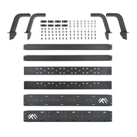 Thumbnail for Westin 05-21 Toyota Tacoma 5ft Bed Overland Cargo Rack - Textured Black