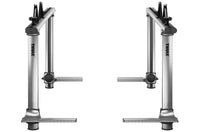 Thumbnail for Thule Xsporter Pro Multi-Height Aluminum Truck Rack w/Load Stops & Locks - Silver