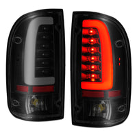 Thumbnail for ANZO 1995-2000 Toyota Tacoma LED Taillights Black Housing Smoke Lens (Pair)