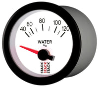 Thumbnail for Autometer Stack 52mm 40-120 Deg C M10 Male Electric Water Temp Gauge - White