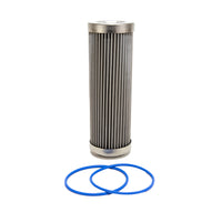 Thumbnail for Fuelab 40 Micron Stainless Steel Replacement Element - 6in w/2 O-Rings & Instructions