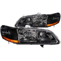 Thumbnail for ANZO 1998-2002 Honda Accord Crystal Headlights Black