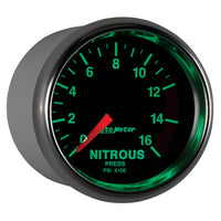 Thumbnail for Autometer GS 2 1/16in. 1600PSI Nitrous Fuel Pressure Gauge