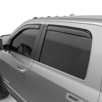 Thumbnail for EGR 2020+ Ram HD Crew/Mega Cab In-Channel Window Visors Set of 4 - Dark Smoke