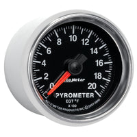 Thumbnail for Autometer GS 0-2000 degree F Full Sweep Electronic Pyrometer Gauge