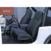 Thumbnail for Rugged Ridge High-Back Front Seat Non-Recline Spice 76-02 CJ&Wran