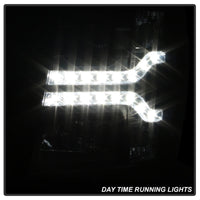 Thumbnail for Spyder Chevy Silverado 1500 07-13 V2 Projector Headlights - LED DRL - Black PRO-YD-CS07V2-DRL-BK