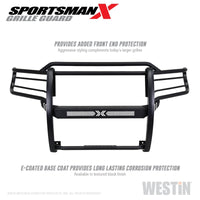 Thumbnail for Westin 14-20 Toyota Tundra Sportsman X Grille Guard - Textured Black