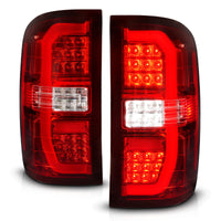 Thumbnail for ANZO 14-18 GMC Sierra 1500 LED Taillights Red/Clear