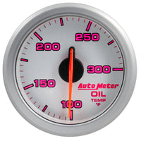 Thumbnail for Autometer Airdrive 2-1/6in Oil Temp Gauge 100-300 Degrees F - Silver