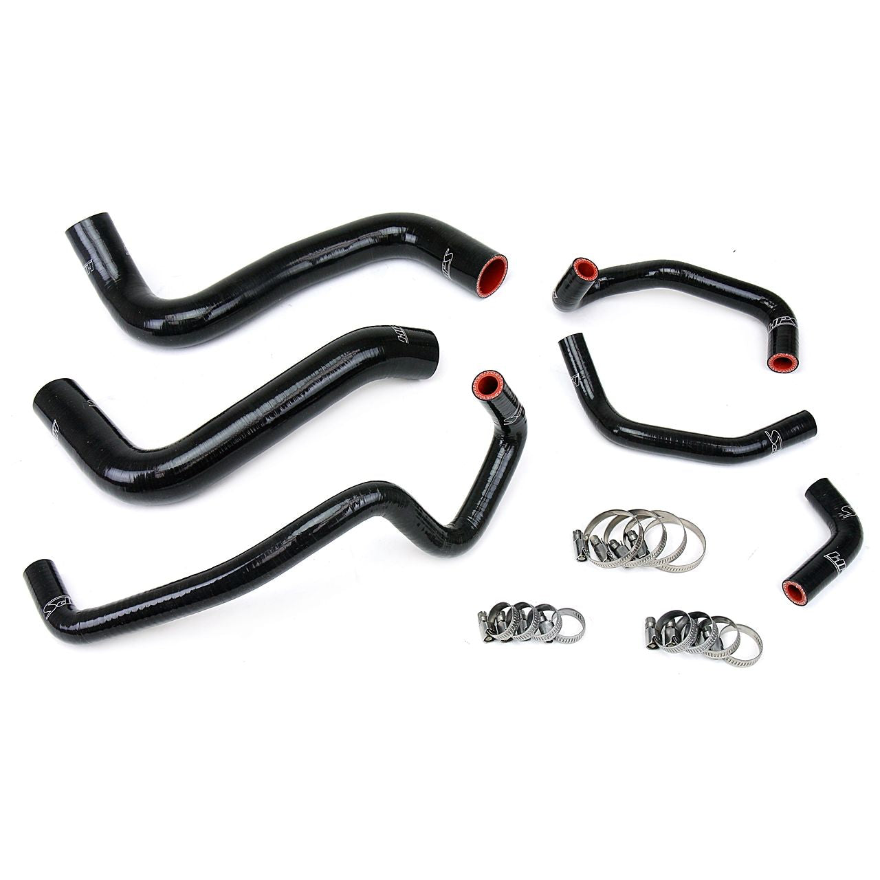 HPS Black Reinforced Silicone Radiator Hose + Heater Hose Kit Coolant for Lexus 03-09 GX470 4.7L V8 Left Hand Drive