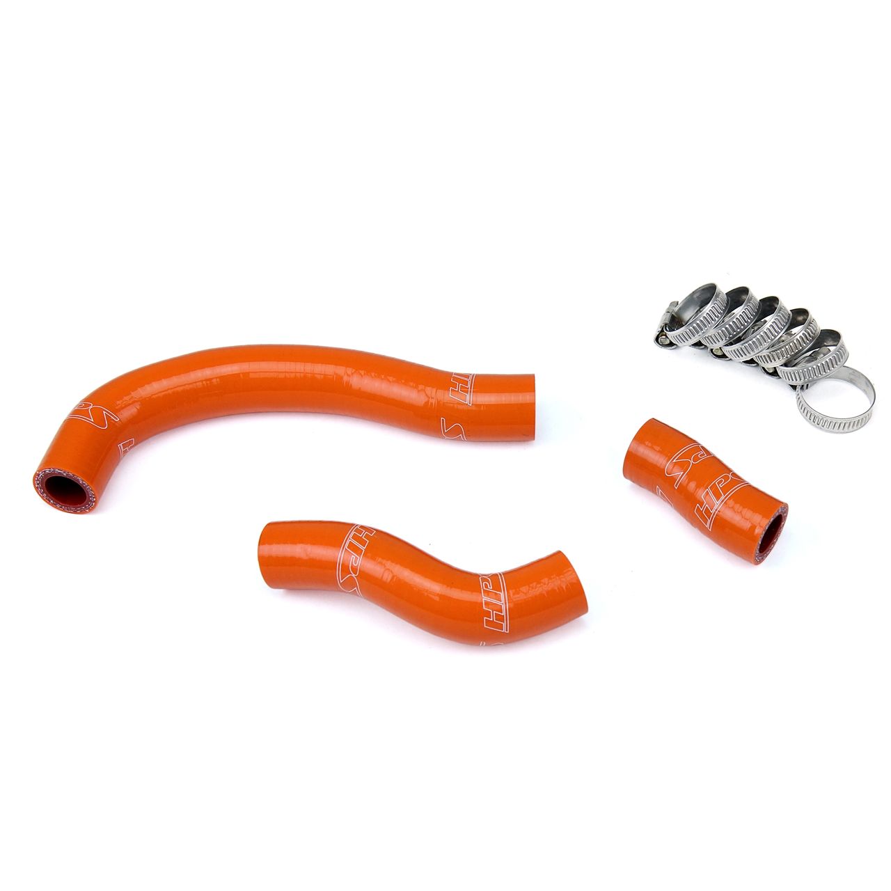 HPS Orange Reinforced Silicone Radiator Hose Kit for KTM 08-09 450 505 SX-F XC-F