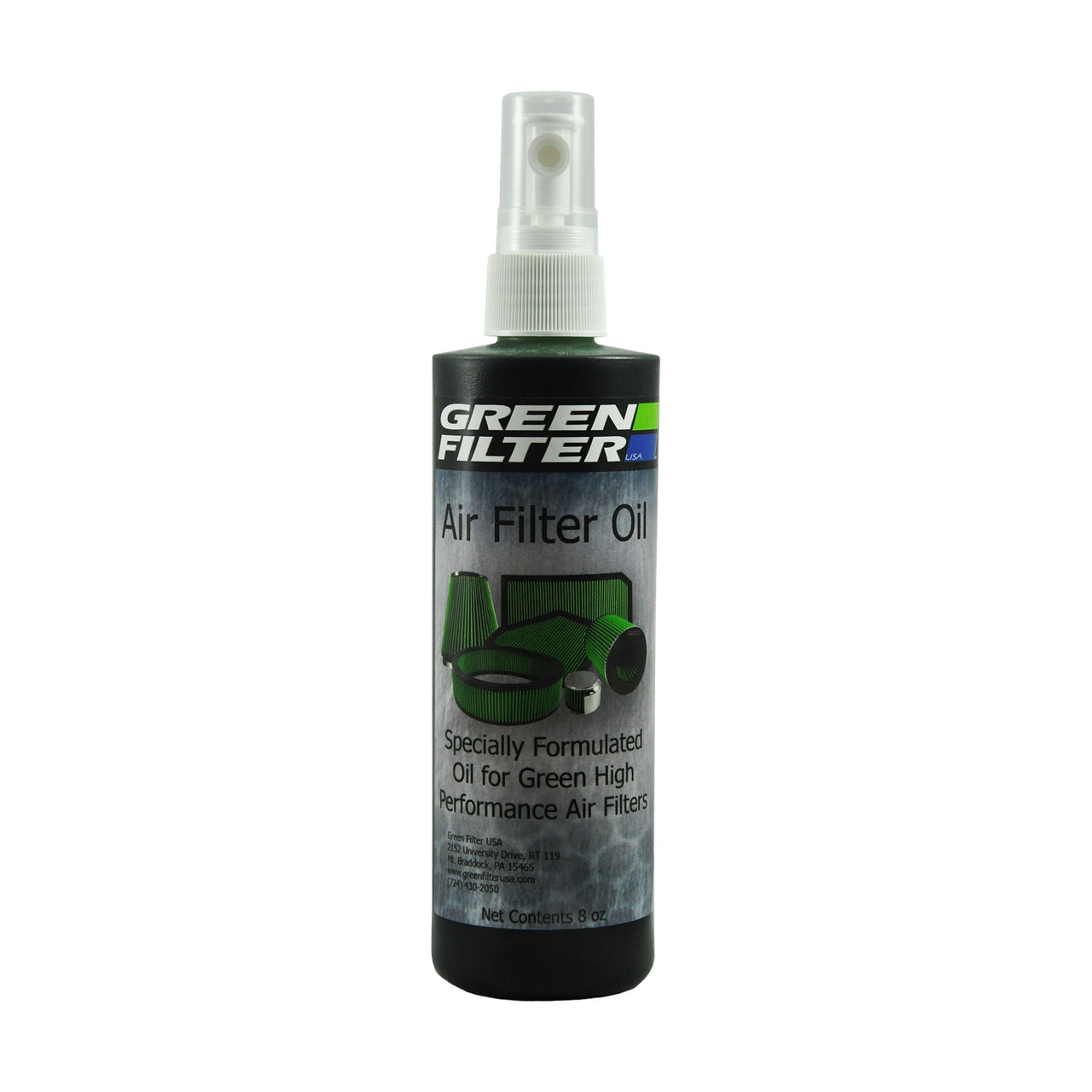 Green Filter Air Filter Synthetic Oil - 8oz.