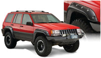 Thumbnail for Bushwacker 93-98 Jeep Grand Cherokee Cutout Style Flares 4pc - Black