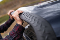 Thumbnail for Bushwacker 97-06 Jeep Wrangler Trail Armor Hood Stone Guard and 2 Front Corners - Black