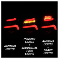 Thumbnail for Spyder 12-14 Ford Focus 5DR LED Tail Lights - Black (ALT-YD-FF12-LED-BK)