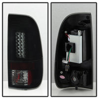 Thumbnail for Spyder 08-16 Ford Super Duty LED Tail Lights Black Smoke ALT-YD-FS07-LED-BSM