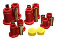 Thumbnail for Energy Suspension 92-97 Mercury Gr Marquis / 92-97 Ford Crown Victoria Red Front End C/A Bushing Set