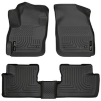 Thumbnail for Husky Liners 10-12 Mazda 3 WeatherBeater Combo Black Floor Liners