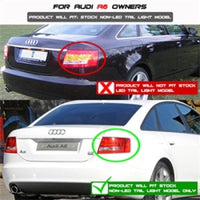 Thumbnail for Spyder Audi A6 05-08 4Dr Sedan Only Version 2 Light Bar LED Tail Lights Blk ALT-YD-AA605V2-LBLED-BK