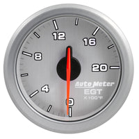 Thumbnail for Autometer Airdrive 2-1/16in EGT Gauge 0-2000 Degrees F - Silver