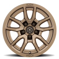 Thumbnail for ICON Vector 5 17x8.5 5x150 25mm Offset 5.75in BS 110.1mm Bore Bronze Wheel