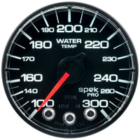 Thumbnail for Autometer Spek-Pro 52.4mm 100-300 Deg F Digital Stepper Motor Water Temp Gauge